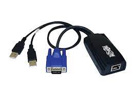 TRIPP LITE KVM Switch USB Server Interface Unit Virtual Media HD15 USB RJ45