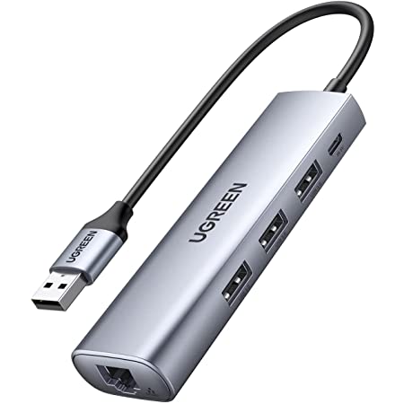 UGREEN USB C Hub tipo C a 3 puertos USB 3.0 Dock con adaptador Gigabit Ethernet Micro USB