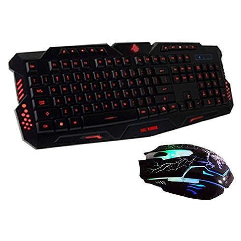 EAGLE WARRIOR BD 7982 KIT TECLADO + MOUSE GAMING