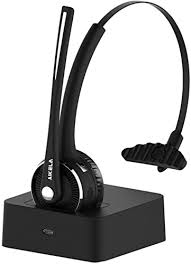 Giveet - Auriculares Bluetooth para teléfonos celulares, auriculares de oficina con micrófono de cancelación de ruido,