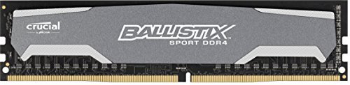 MEMORIA CRUCIAL BLS8G4D240FSA Ballistix Sport 8GB Single DDR4 2400 MT/s (PC4-19200) CL16 DR x8 Unbuffered DIMM 288-Pin