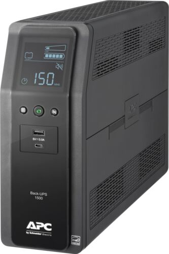 APC - Back-UPS Pro 1500VA 10-Outlet/2-USB Battery Back-Up and Surge Protector