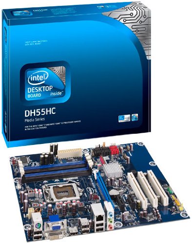 Intel Socket 1156/Intel H55/DDR3/A&GbE/ATX Motherboard, BOXDH55HC