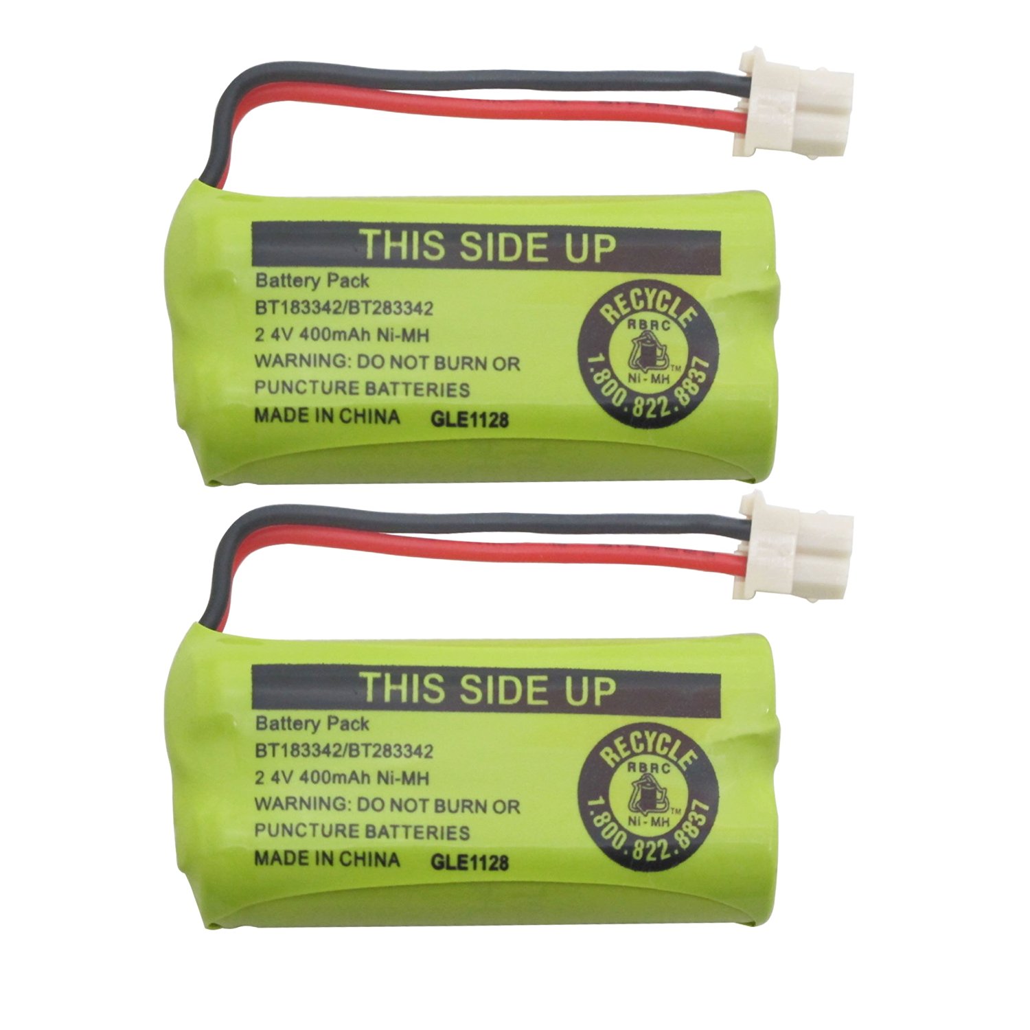 BATTERY FOR VTECHBT183342 BT283342 BT166342 BT266342 BT162342 BT262342 CS6114 CS6419 CS6719(PACK Of 2)