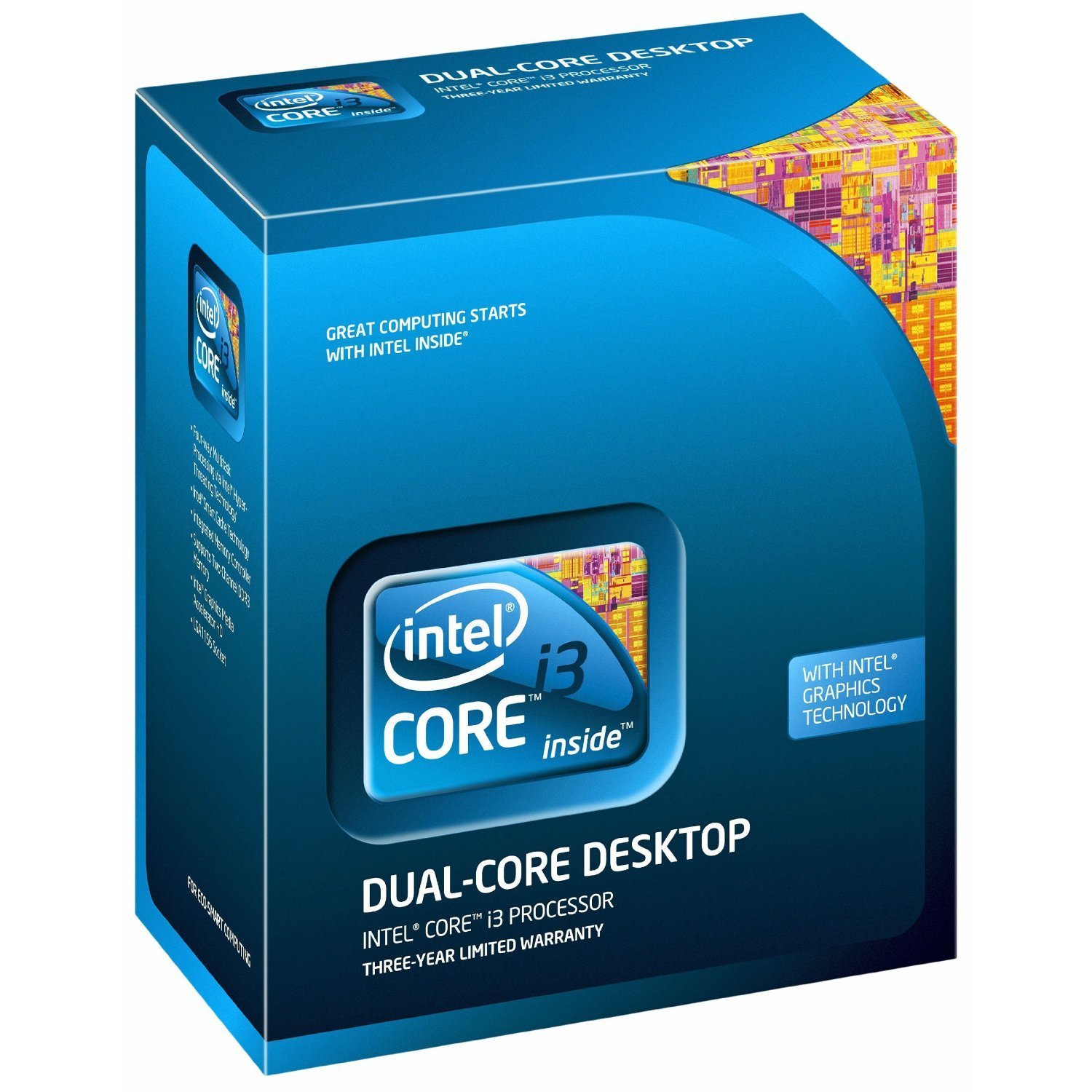 Intel Core i3-530 Processor 2.93 GHz 4 MB Cache Socket LGA1156