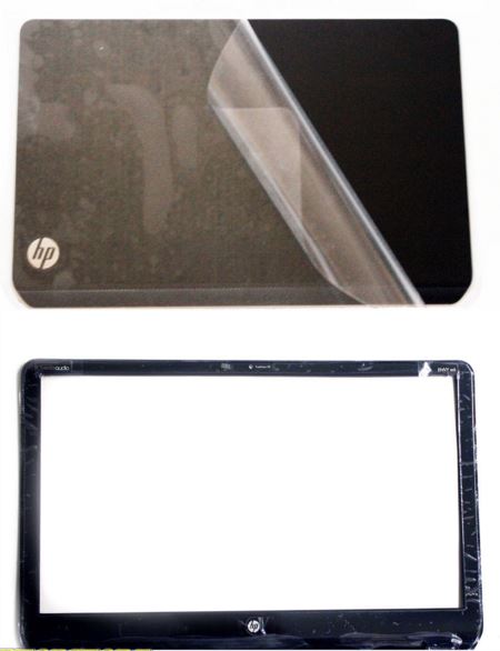 HP Pavilion M6 Series Black LCD Back Cover 686895-001 & Bezel w Protect film