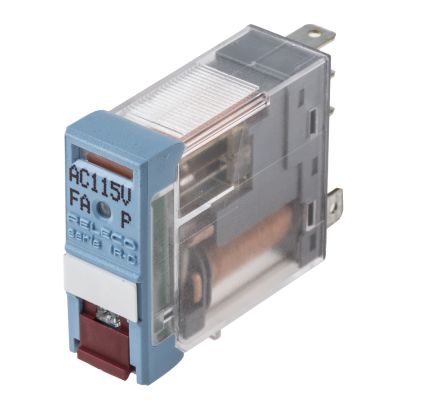 Releco SPDT Non-Latching Relay PCB Mount 115V ac Coil 10 A