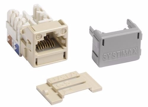 SYSTIMAX JACK CAT6, MARFIL