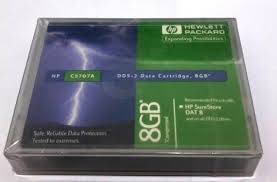CARTUCHO DE DATOS HP  C5707A DDS-2 DE 8 GB