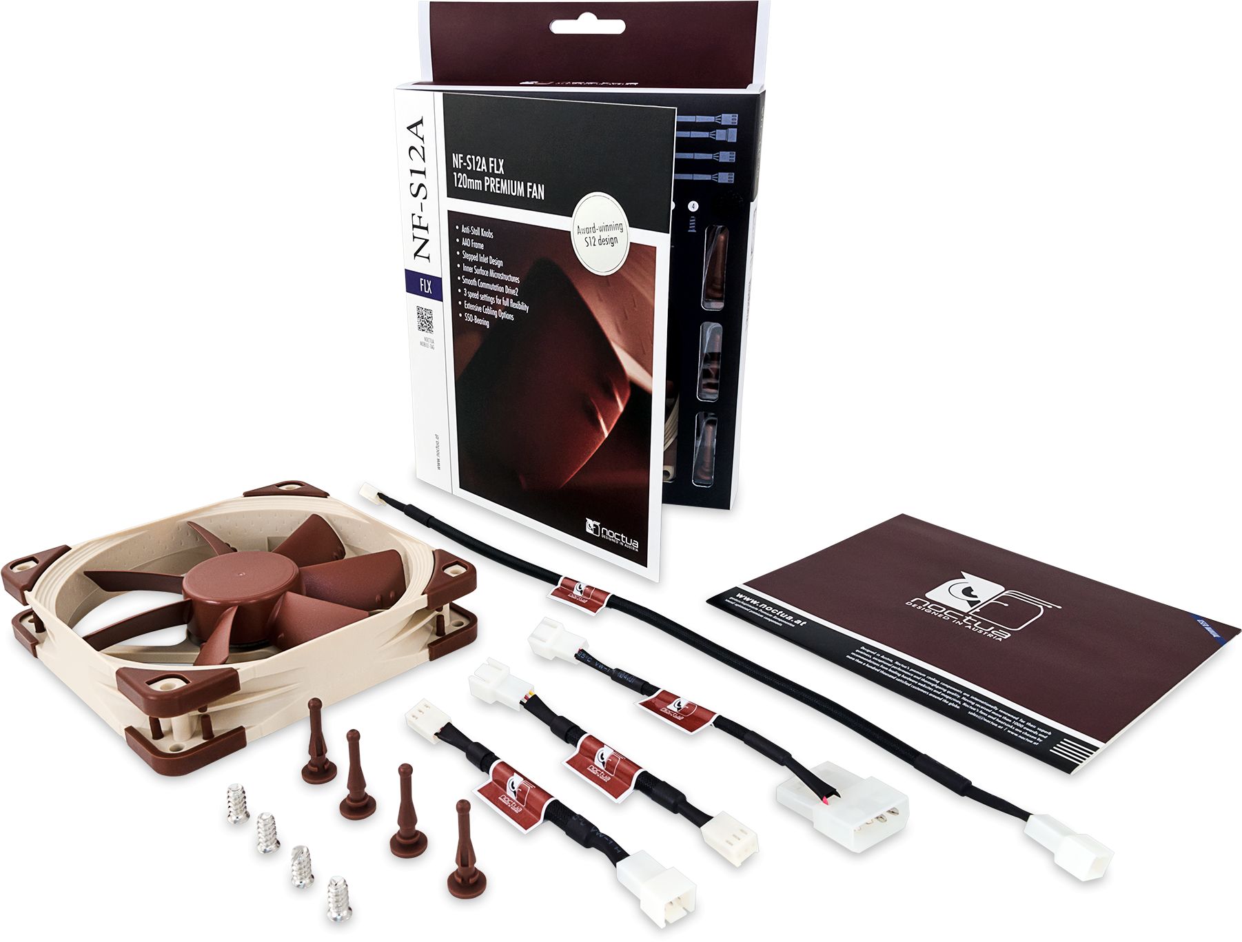 NOCTUA CA NF-S12A PWM 120x120x25 mm 4-pin PWM