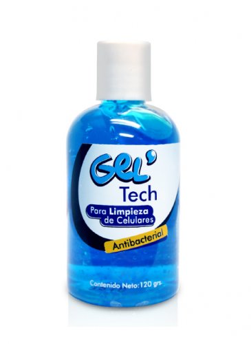 SILIMEX CA GELTECH GEL LIMPIADOR ANTIBACTERIAL, ANTIESTATICO Y PROTECTOR 120GRS PARA CELULARES COMPUTO, AUDIO Y VIDEO, POR CAJA HASTA 24 PZS