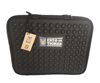 VOLTOCH CA FUNDA ANTIGOLPE P/LAPTOP HASTA 15 TIGRES OFICIAL LOGO NEGRO