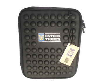 VOLTOCH CA FUNDA IPAD ANTIGOLPES TIGRES OFICIAL LOGO NEGRO