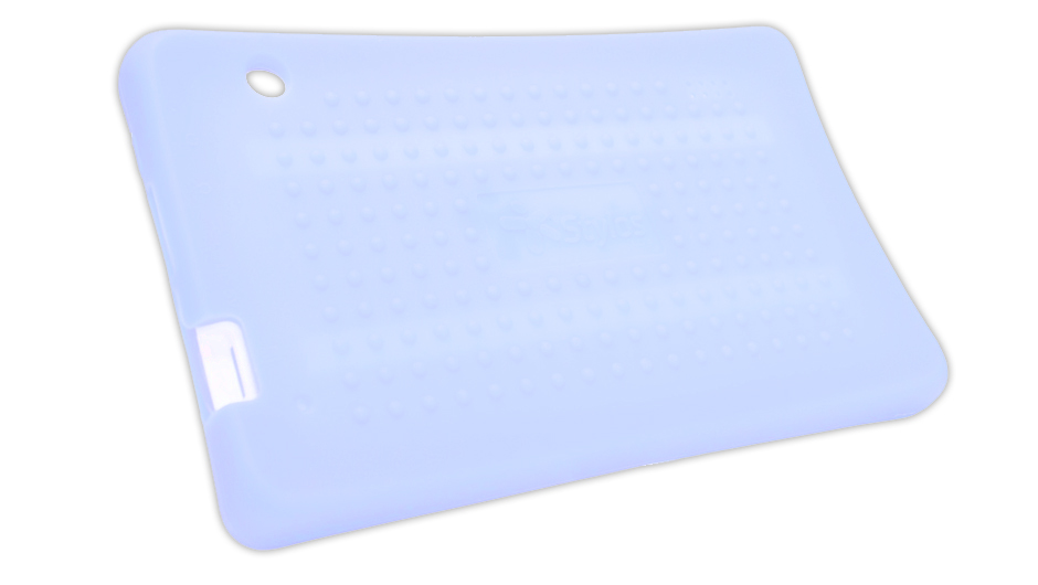 STYLOS FUNDA DE SILICON ANTIGOLPES 7 BLANCA