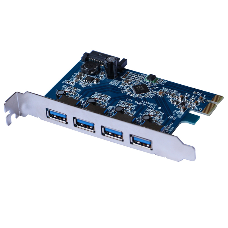 X-MEDIA CA XM-UB3204 4-Ports SuperSpeed USB3.0 PCI Express Adapter