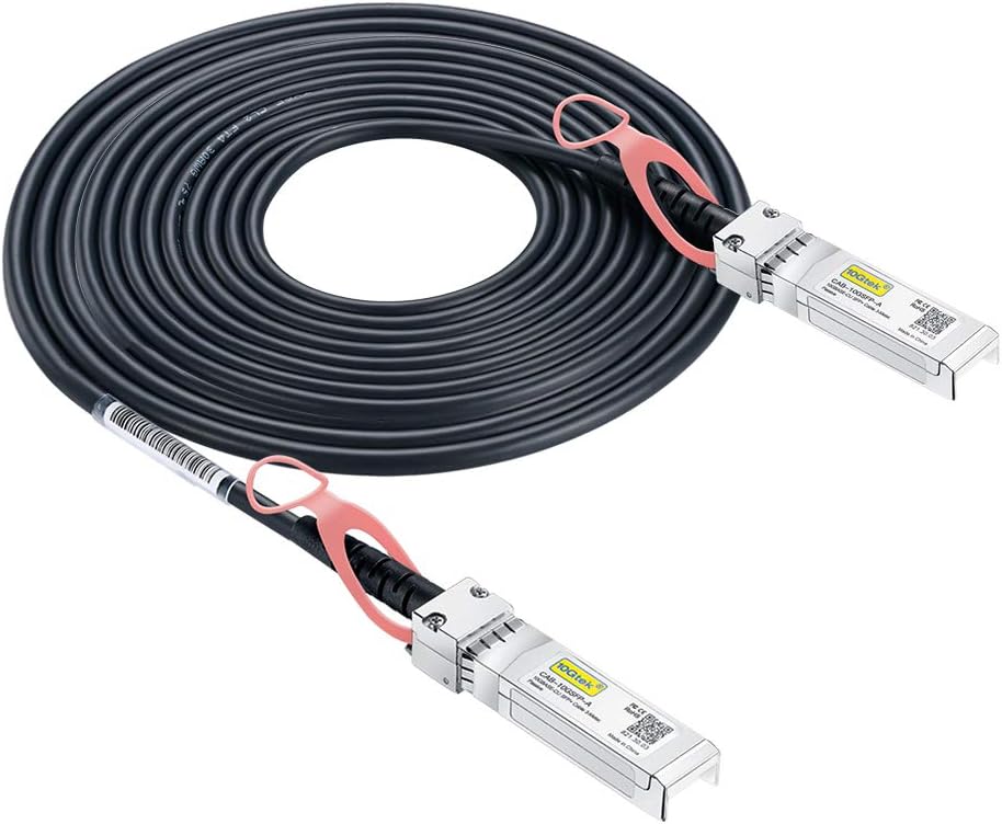 10G SFP + DAC Cable - 10GBASE-CU Conjunto de Cable de Cobre Twinax SFP de conexión Directa Activa para Cisco SFP-H10GB-ACU7M, 7m