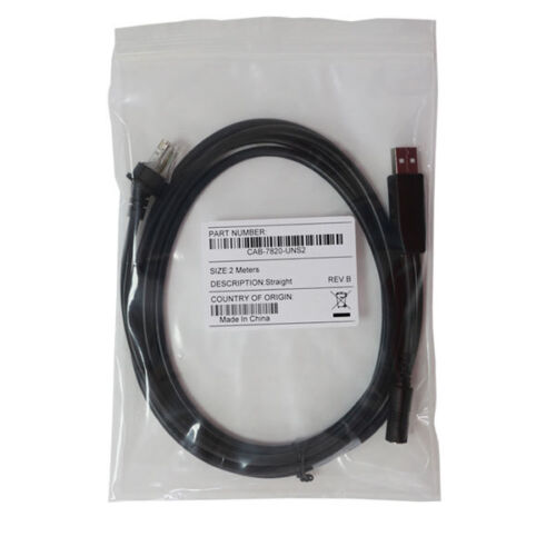 6ft 2m Usb Cable Para Honeywell Ms7820 Ms7580 Scanne
