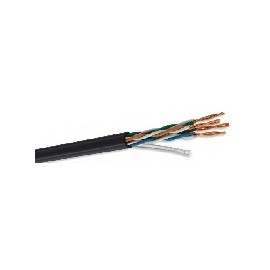 CABLE DE ACOMETIDA 1 X 2 X 22AWG COLOR NEGRO BOBINA 300MTS