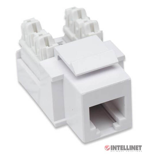 JACK DE IMPACTO PARA TELEFONIA RJ11/RJ12 INTELLINET BLANCO 210843