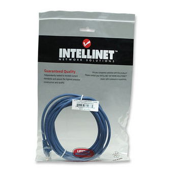 CABLE PATCH CAT 5E, UTP 10.0 F (3.0MTS) INTELLINET COLOR AZUL 319775