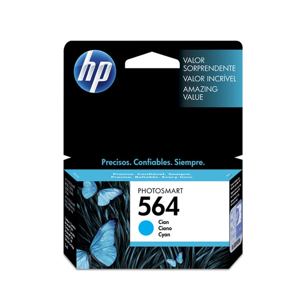 HP CA CB318WL TINTA HP 564 PHOTOSMART D5400 300 PAGINAS CYAN