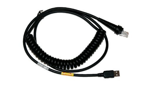 Honeywell CBL-500-300-C00 USB Coiled Cable Type A 5V Host Power 3 m/9/8-ft Length Black