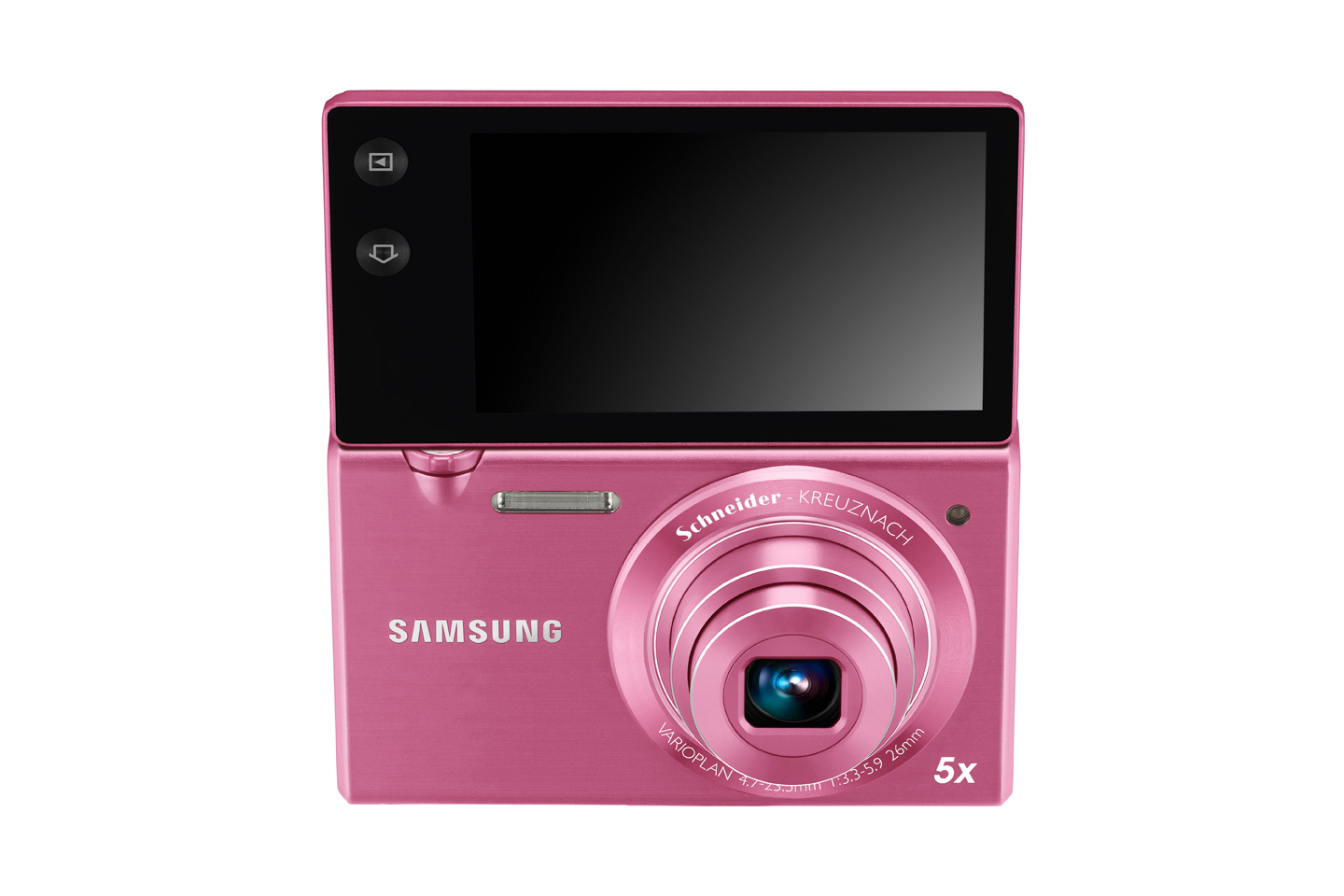 CAMARA DIGITAL SAMSUNG MV800,16.1 MP, PANTALLA LCD TOUCH PLEGABLE DE 3 A 180 grados, ROSA