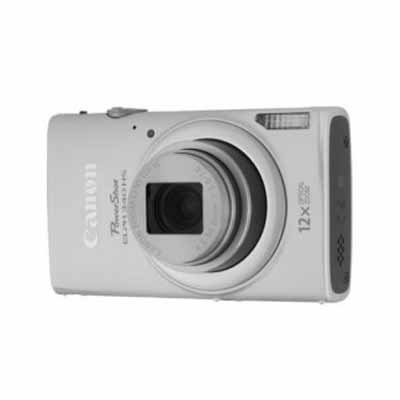CAMARA CANON POWERSHOT ELPH 340 IS 16 MP, 12X ZOOM, LCD 3?, VIDEO FULLHD, WIFI, BAT.LITIO, PLATA