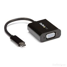 STARTECH ADAPTADOR USB-C A VGA - NEGRO - 1080P -USB C A VGA DISPLAY DONGLE (CDP2VGA)