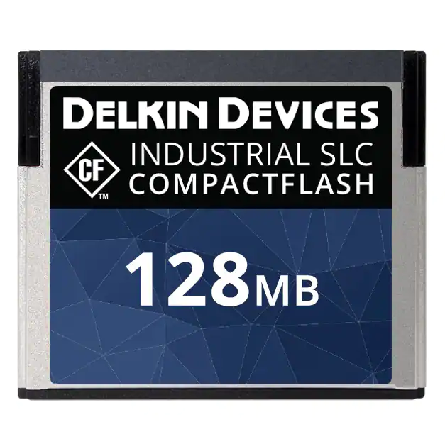 DELKIN DEVICES MODELO CE12TQPF3-FD000-D 128MB COMPACT FLASH CARD INDUSTRIAL SLC