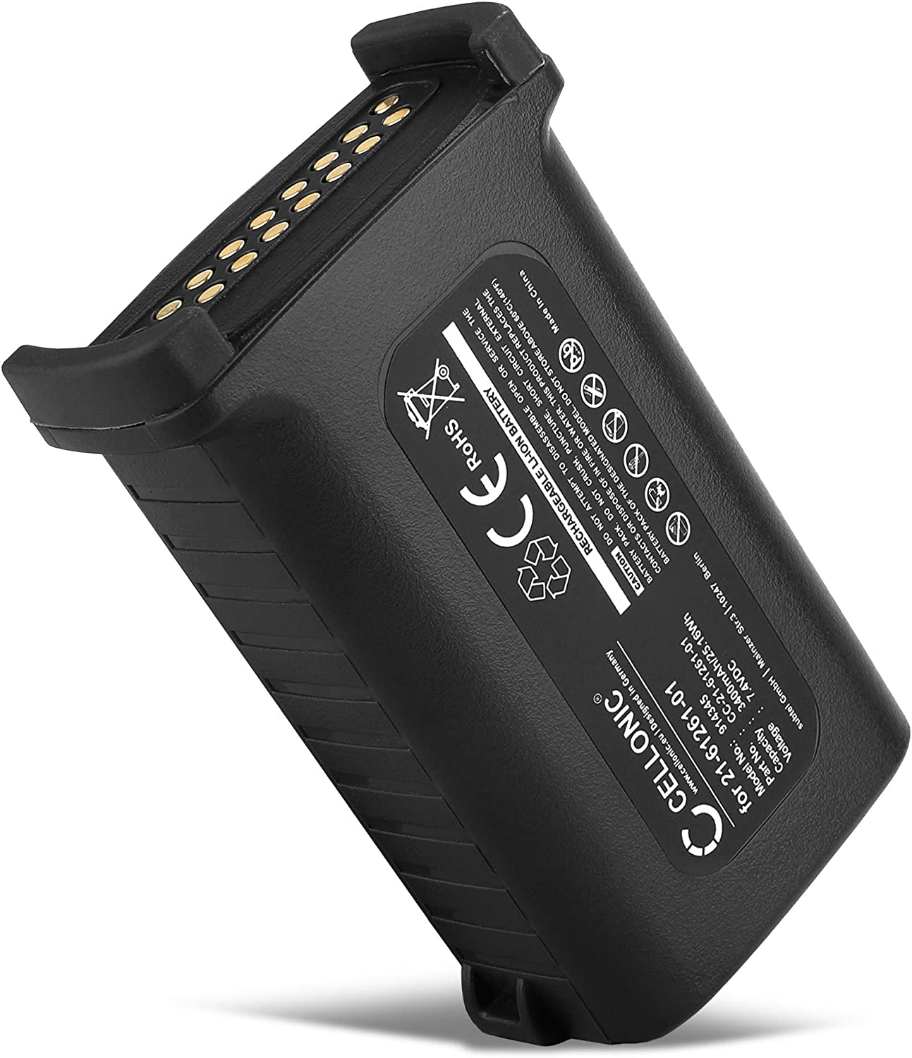CELLONIC Batería 82-111734-02, 21-65587-02 Compatible con Lector código de Barras Motorola Symbol MC9090, MC9000, MC9010, MC9050, MC9060 Battery 3400mAh Pila Recargable