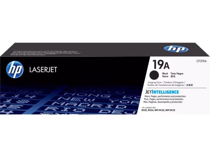 Cartucho de tóner de tambor de imágenes LaserJet negro HP 19A (CF219A)