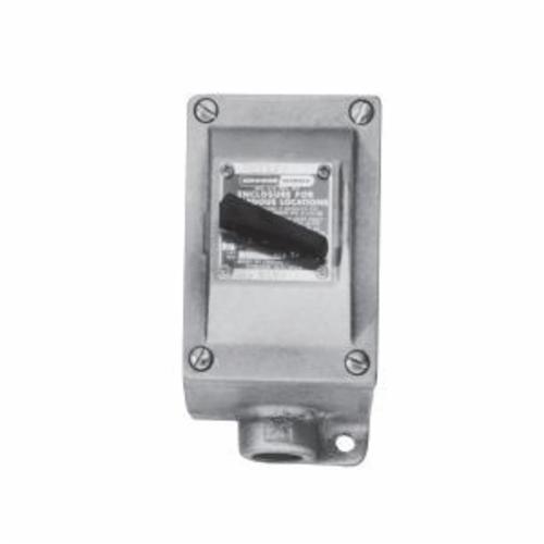 CROUSE-HINDS EFD21106 1 GANG DEAD END CIRCUIT BREAKER WITH ENCLOSURE, 120/240 VAC, 30 A, 1 POLE, NON-INTERCHANGEABLE THERMAL MAGNETIC TRIP