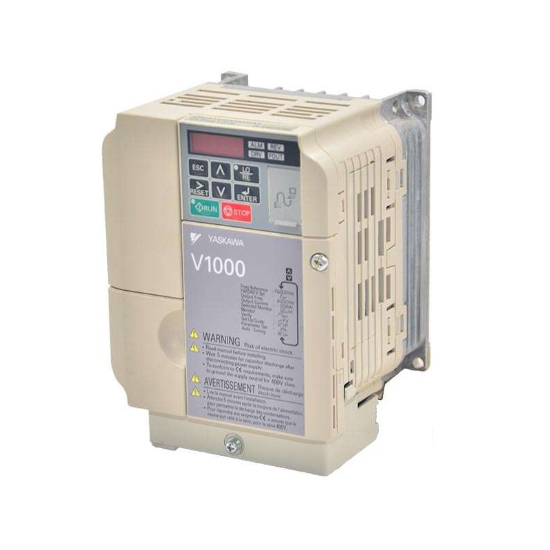 CIMR-VU4A0005FAA - UNIDAD DE VELOCIDAD VARIABLE SALIDA 3HP / 4.8 AMP / 3PHASE / 380-480VAC
