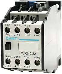 Contactor de CA Chint CJX1-9/22 dos abiertos y dos cerrados 220 V 3TB40 9A