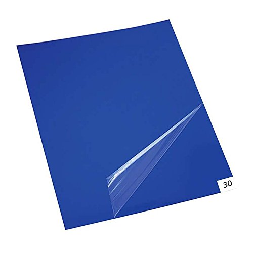 Cleanroom 10 mats Box, 30 Layers per Pad, 18" x 36", 4.5 C Blue Sticky mat, Tacky Mats PVC Sticky Mats Adhesive Pads, Used for Floor