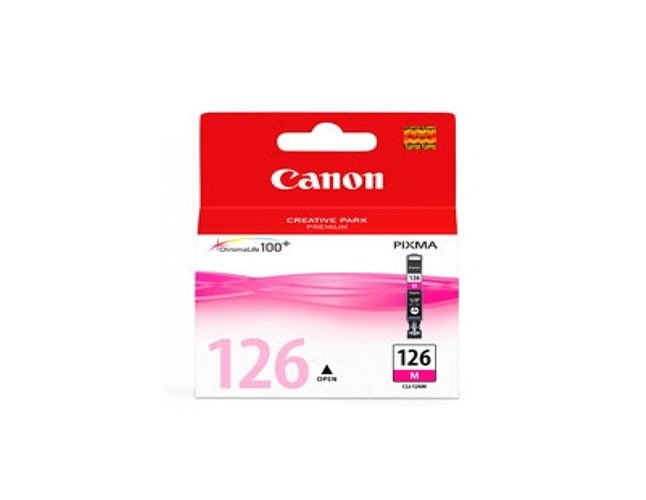 CARTUCHO CANON CLI-126 MAGENTA P/IP4810,MG5210,MG6110