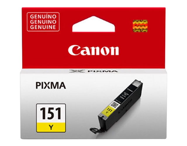 CARTUCHO CANON CLI-151Y AMARILLO PARA IX6810/ IP7210 , MG5410/MG6310, MG6410, MG6610, MG7110, MG7510, MX721, MX921,