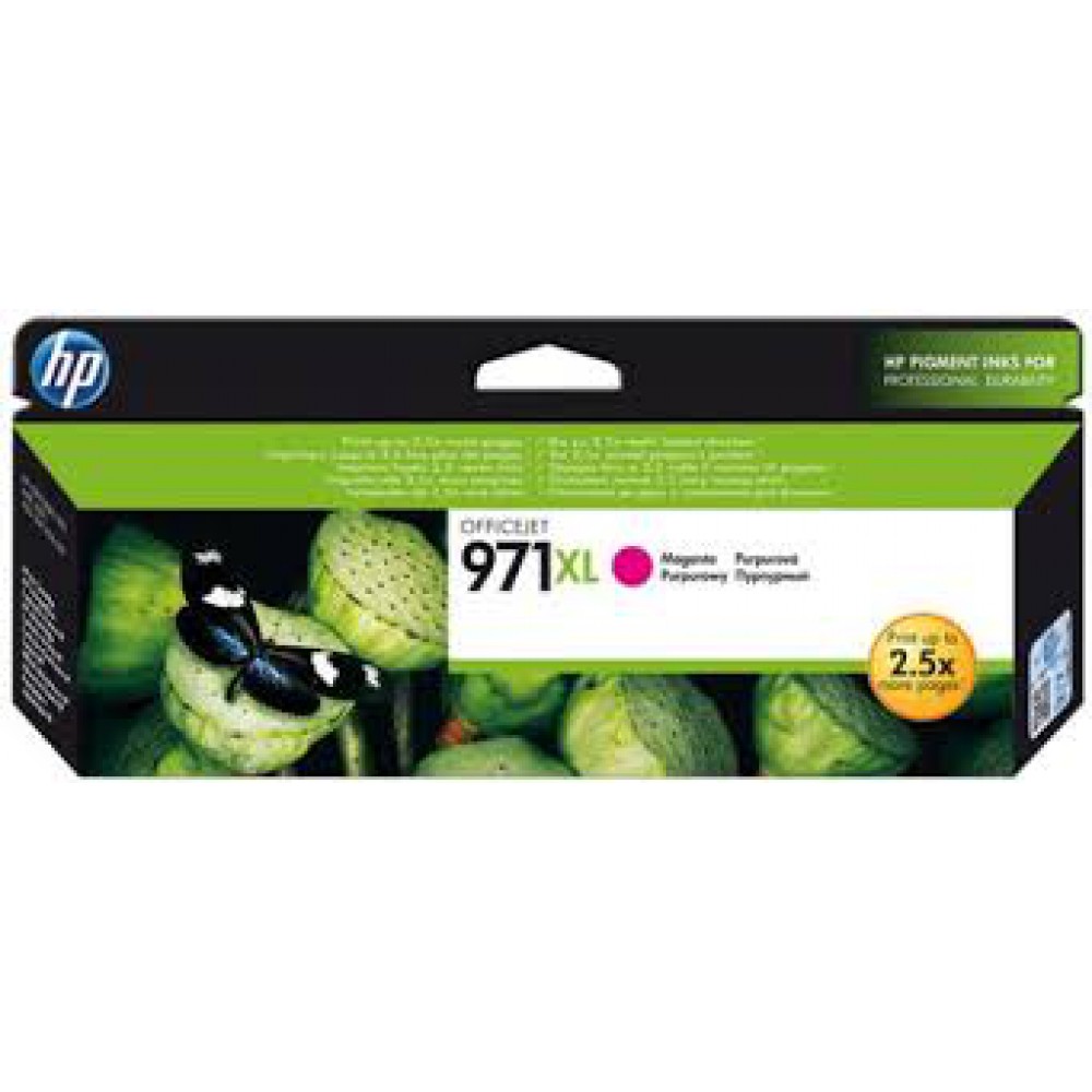 CARTUCHO HP 971XL MAGENTA P/OFFICEJET X451dn, MFP X476dn (CN627AM)