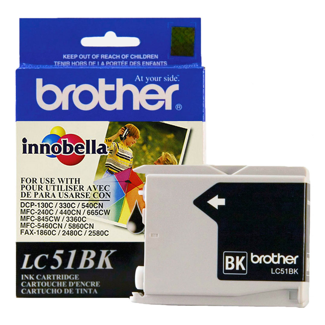 CARTUCHO DE TINTA BROTHER LC51BK NEGRO