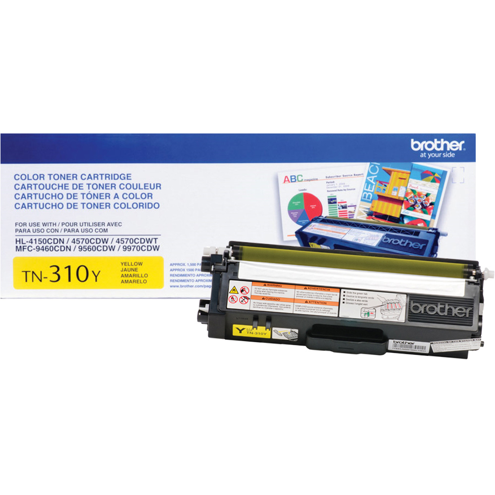 TONER BROTHER TN310Y AMARILLO 1,500 PAGINAS P/MCF9970CDW