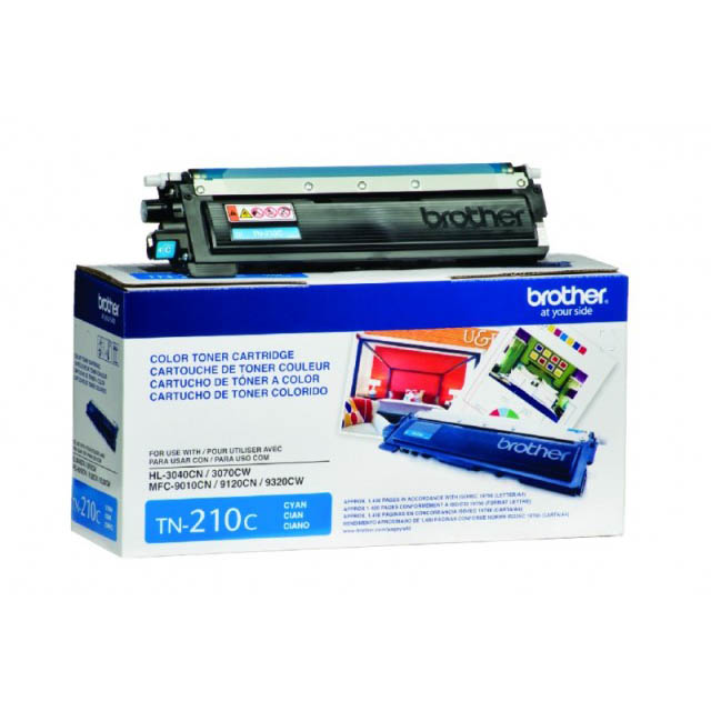 TONER BROTHER TN210C CYAN 1,400 PAG P/HL3040CN/3070CW MFC9010CN/9120/9