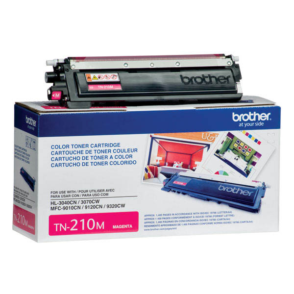 TONER BROTHER TN210M MAGENTA 1,400 PAG P/HL3040CN/3070CW MFC9010CN/912