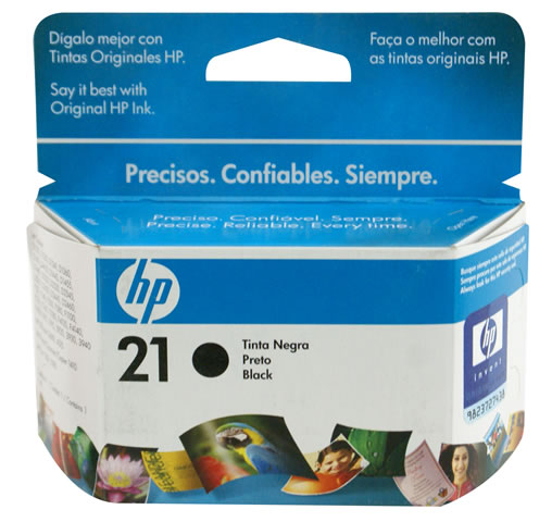CARTUCHO HP 21 NEGRO PARA D1320/DSC1410 (C9351AL)