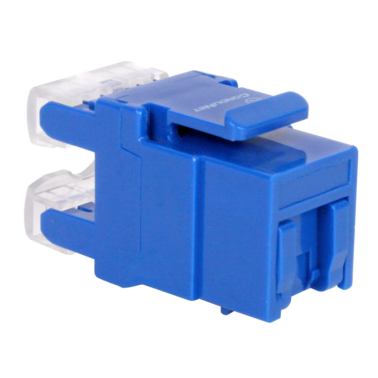 8699125BRJ - JACK UTP CAT 5E AZUL CON CUBRE POLVO