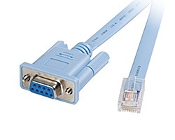 Cisco Cable Patch RJ45 - DB9F, 1.8 Metros, Gris