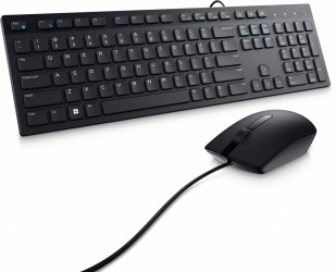 KIT DE TECLADO Y MOUSE DELL KM300C, ALÁMBRICO, USB, NEGRO (ESPAÑOL)
