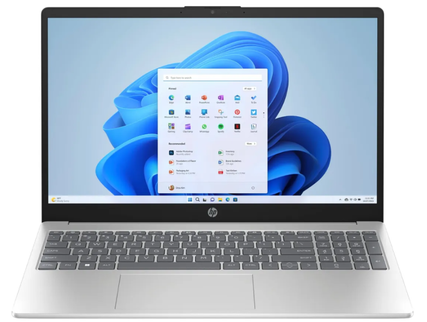 LAPTOP HP C0CL9UA, 15.6" 1920X1080 FULL HD, AMD RYZEN 5 7520U, 8GB, 512GB SSD, WINDOWS 11 HOME, INGLÉS