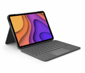 Logitech Funda Folio con Teclado para iPad Air Gen 4 10.9", Negro