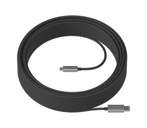 Logitech Cable USB A Macho - USB C Macho, 10 Metros, Negro